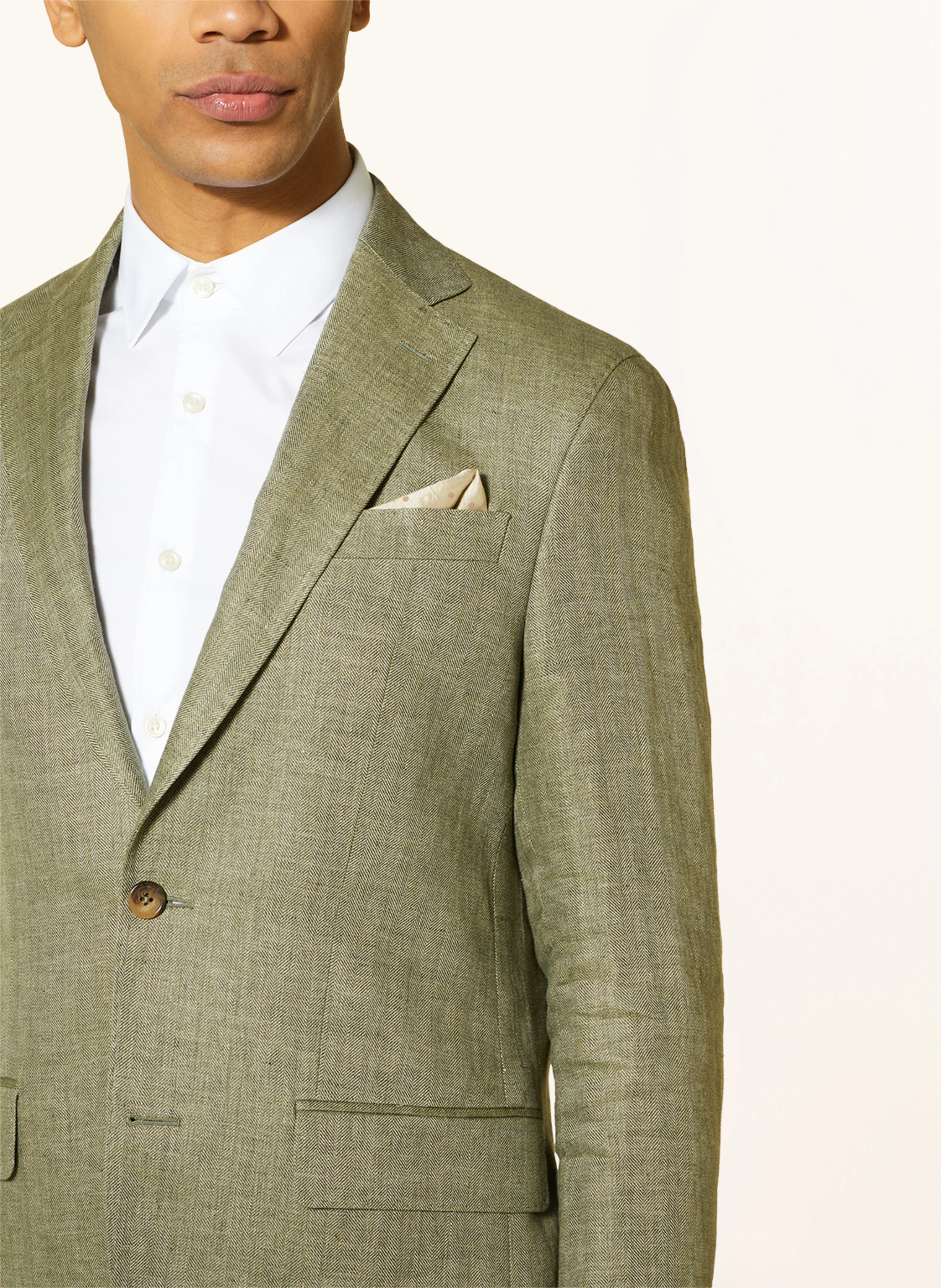 SAND COPENHAGEN Anzugsakko NEW HE STAR Modern Fit aus Leinen
