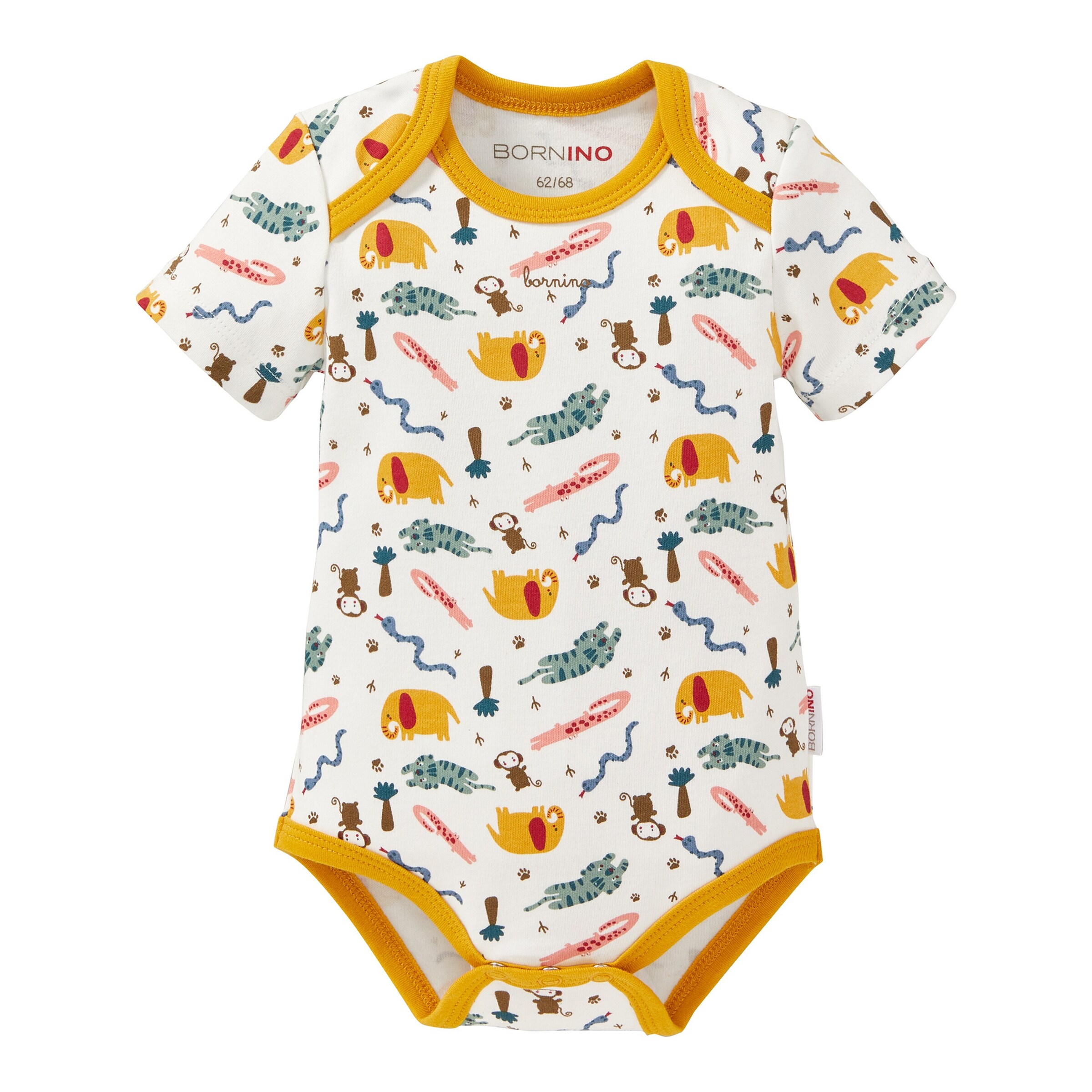 Bornino - ZOO 2er-Pack Bodys kurzarm Zoo
