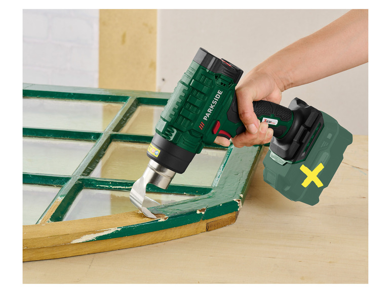 Accu-heteluchtpistool 20 V zonder accu en lader