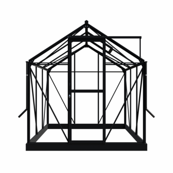 Royal Well Mary I kweekkas aluminium zwart 4,71 m²