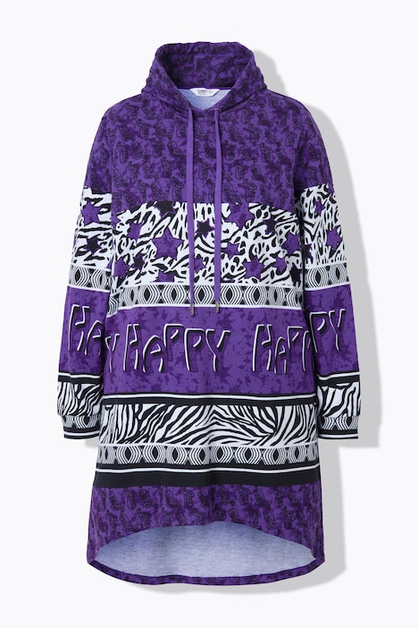 Hoodie, Sweater, Musterstreifen, Kapuze, Langarm