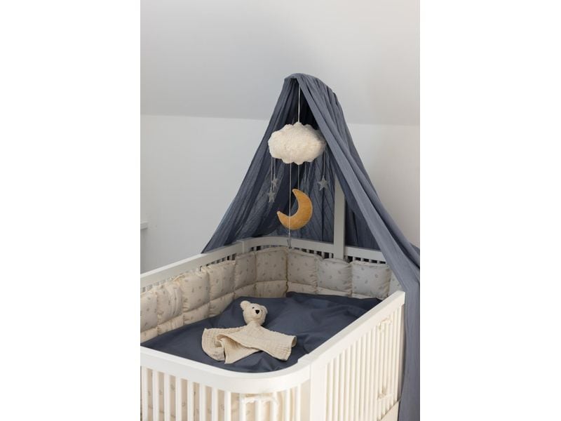 sebra Baldachin Sky Betthimmel Forest Lake Blue, 150 cm Baldachin Betthimmel für Babybett