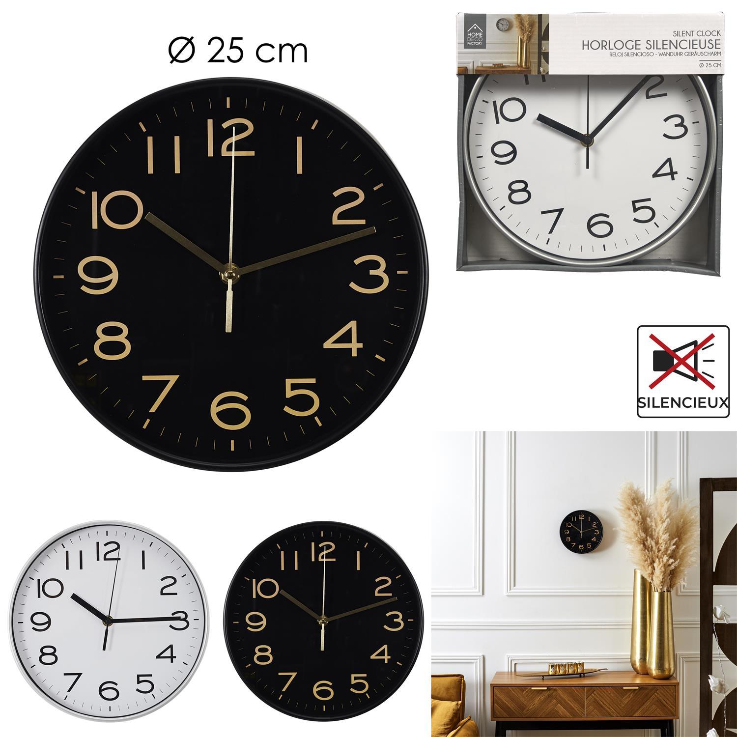 HORLOGE SILENCIEUSE STUDIO D.25CM