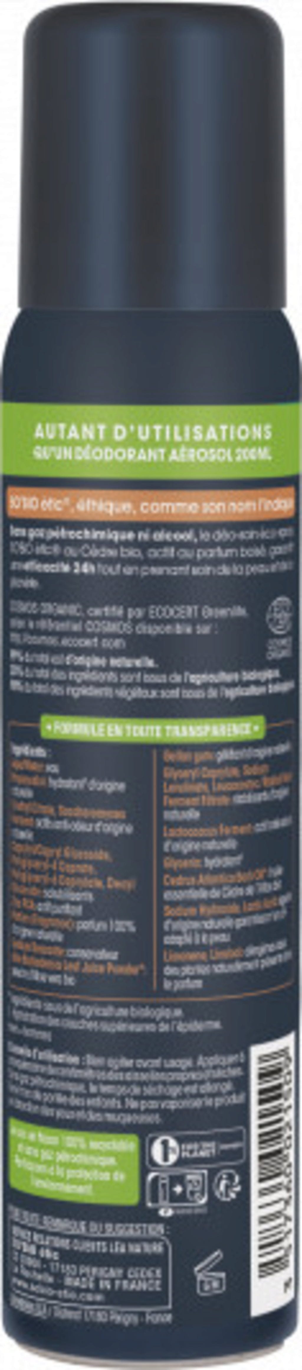 LÉA NATURE SO BiO étic  MEN Deo Spray Zeder, 100 ml