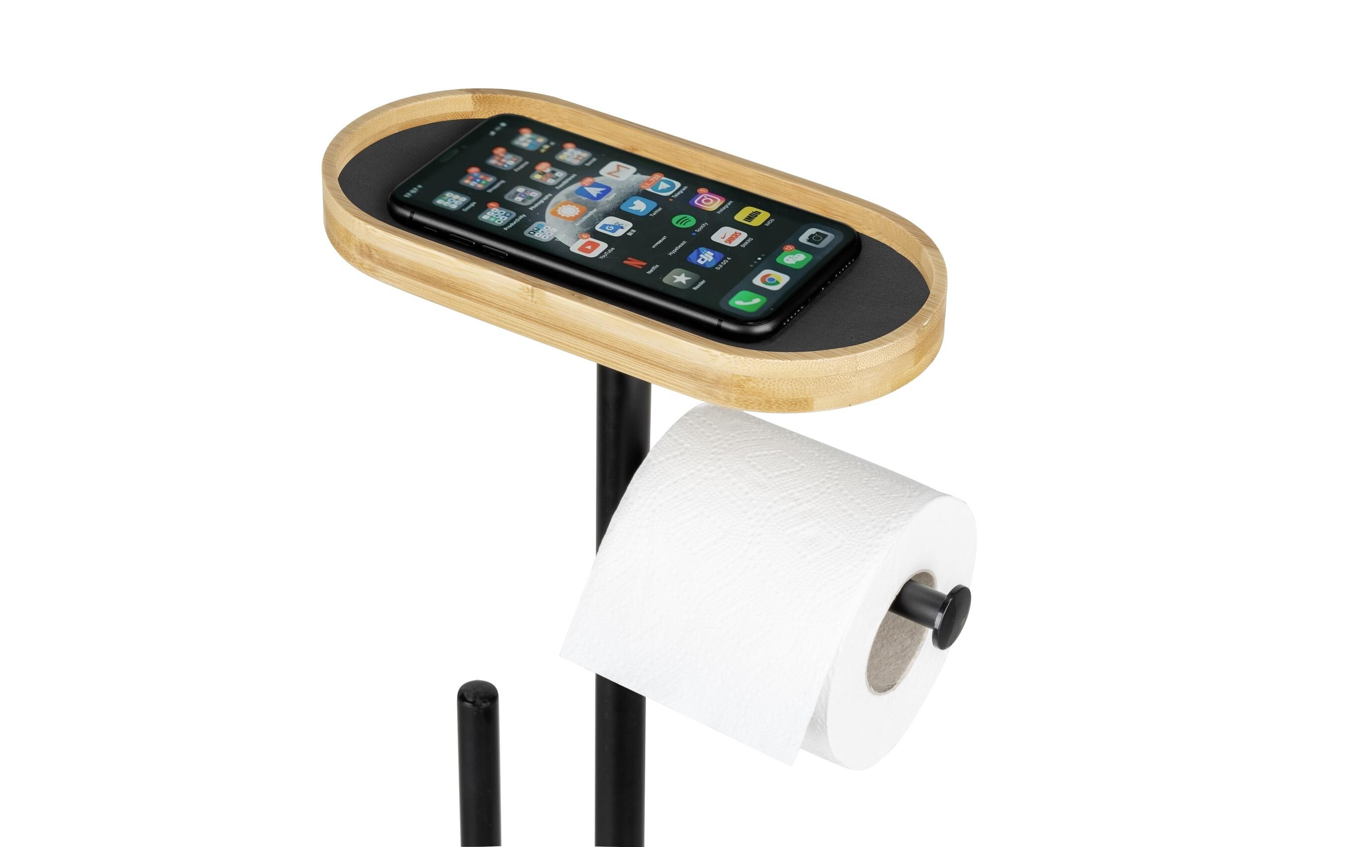 Toilettengarnitur Pomarolo Braun/SchwarzWC-Garnitur