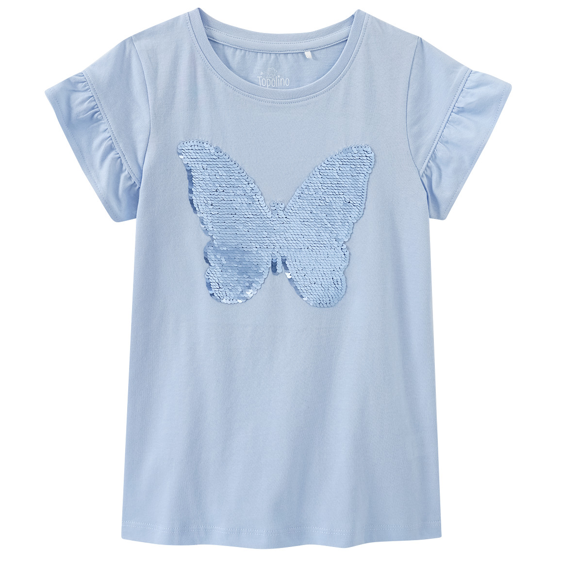 Topolino Mädchen T-Shirt aus Bio-Baumwolle hellblau