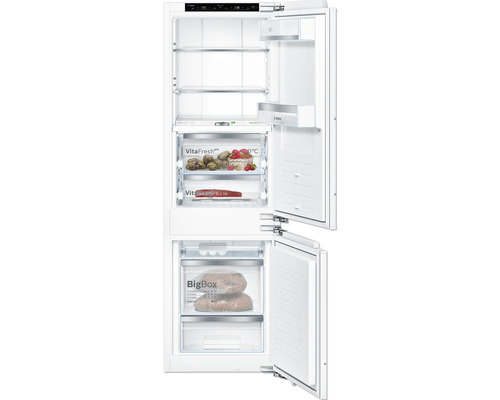 Bosch KIF86PFE0 inbouwkoelkast, afmetingen (B x H x D): 55,8 x 177,2 x 54,5 cm, koelgedeelte: 156 l, vriesgedeelte: 67 l