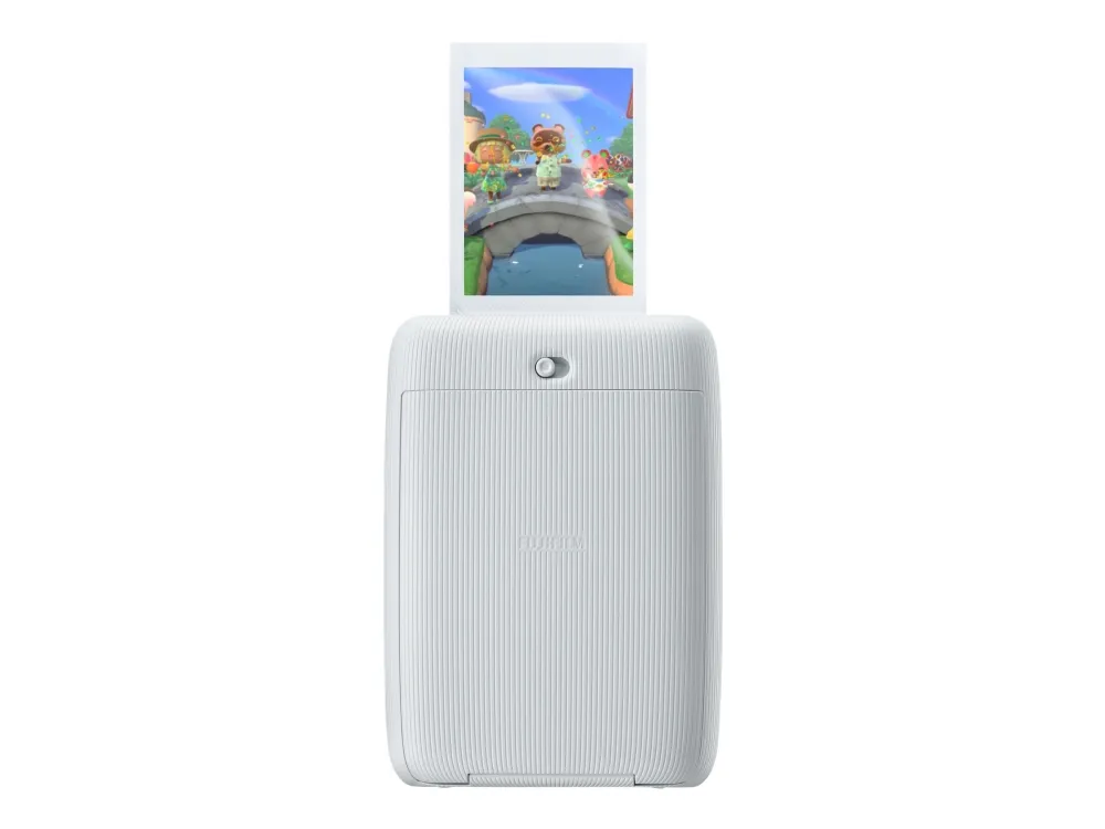 Fujifilm instax mini Link - Special Edition - printer - farve - LED - 86 x 54 mm op til 5 udskrifter/min (farve) - kapacitet: 10 fotos - Bluetooth 4.2 LE - askehvid med røde og blå accenter - med Pikachu Silicone Case (gul)