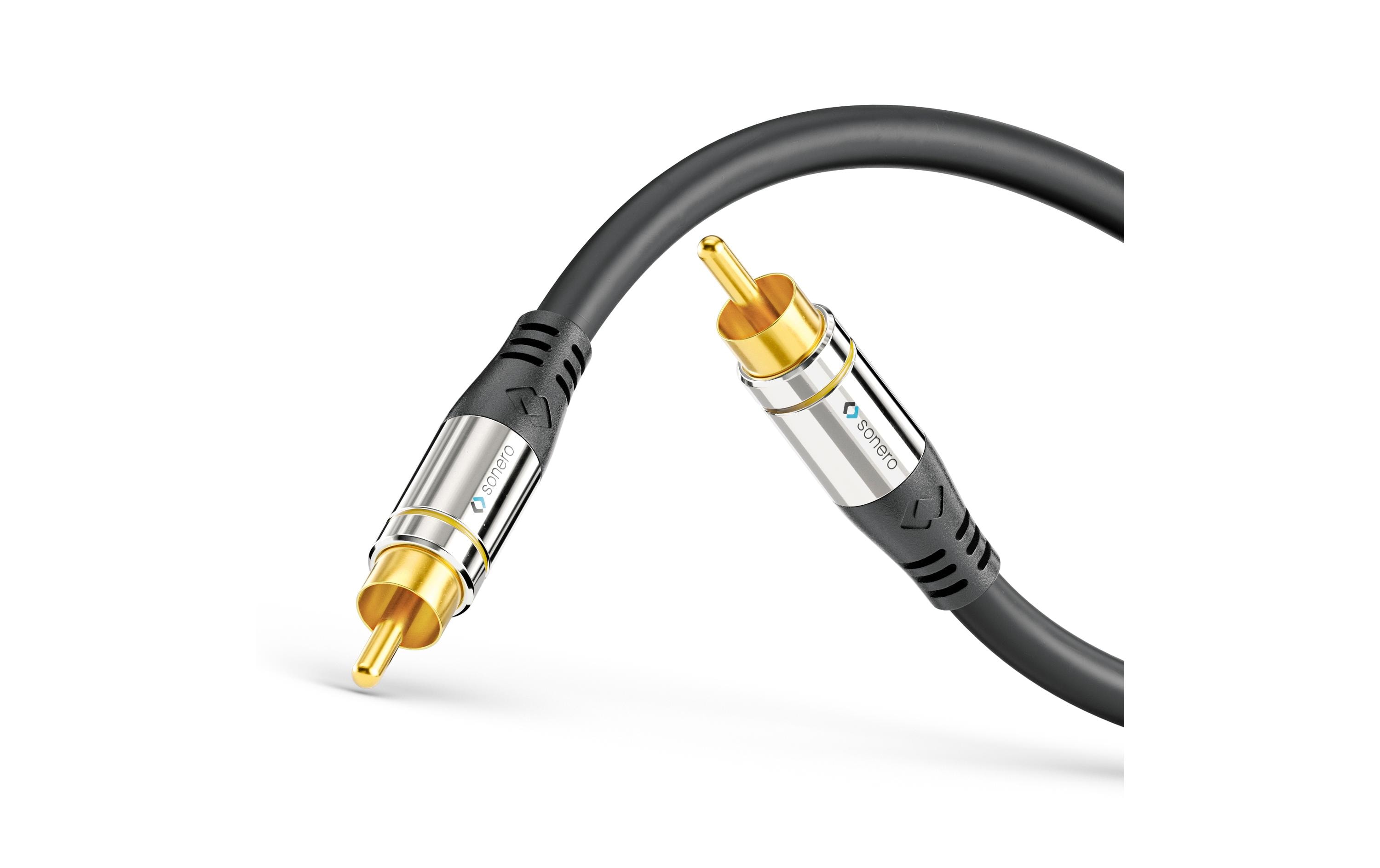 Audio-Kabel Cinch - Cinch 1 mSonero Cinch auf Cinch Audio Kabel