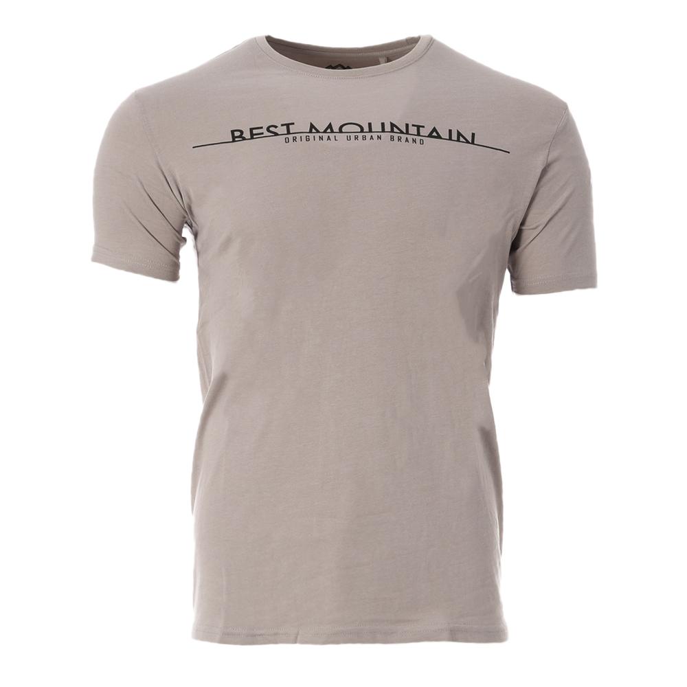 Best Mountain T-shirt Gris Homme Best Mountain 04