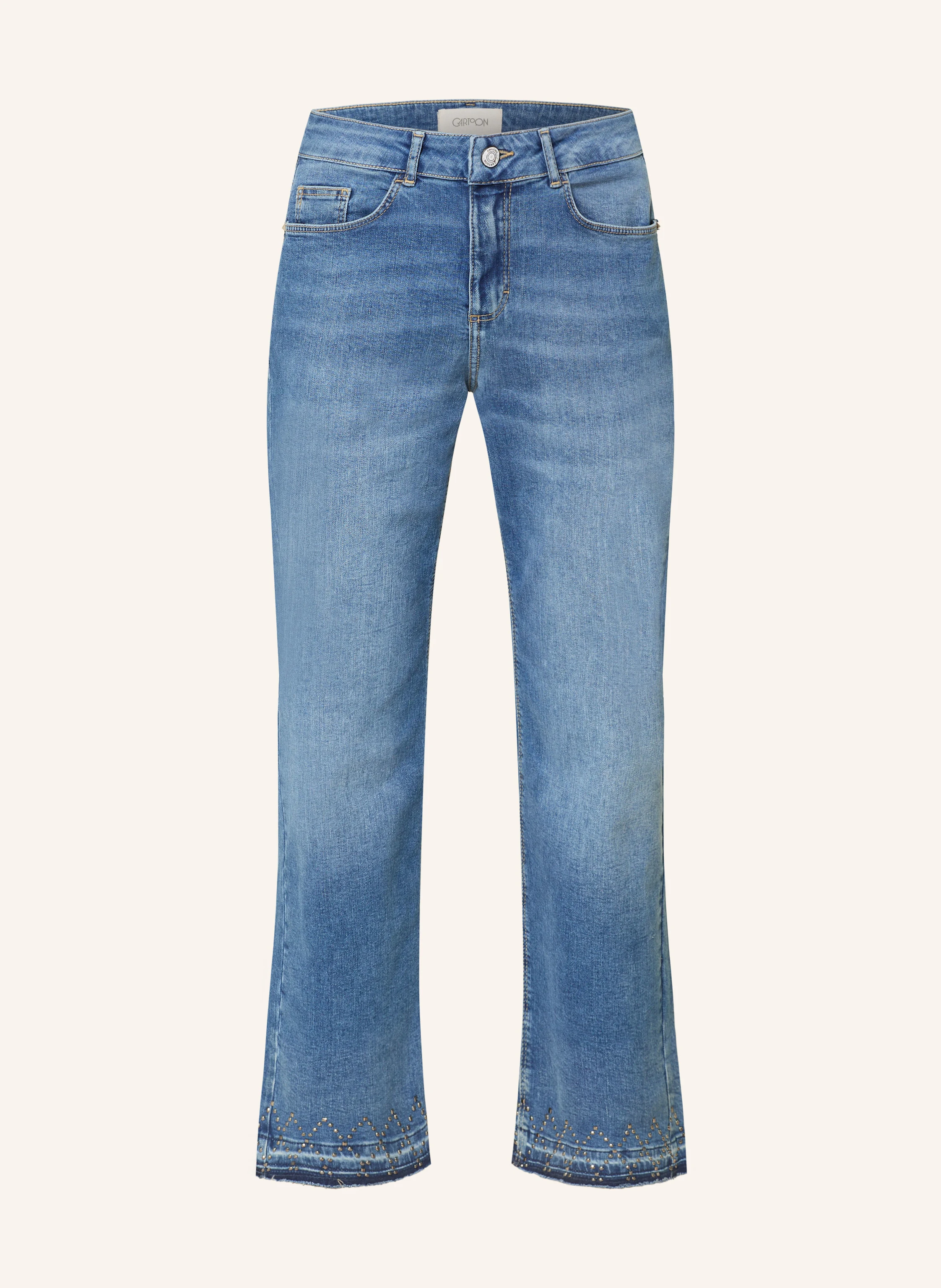 CARTOON Jeans mit Schmucksteinen