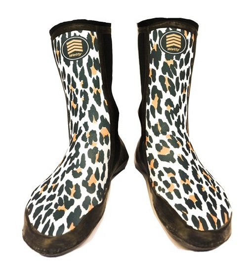 Wetty Chaussons Barefoot Original 3mm - Panthère 8 US / 40 Eur