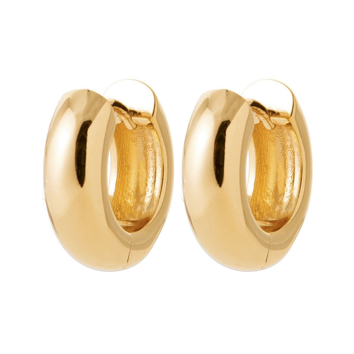 Créoles Brillaxis fil creux 5mmdiamètre 15 mm