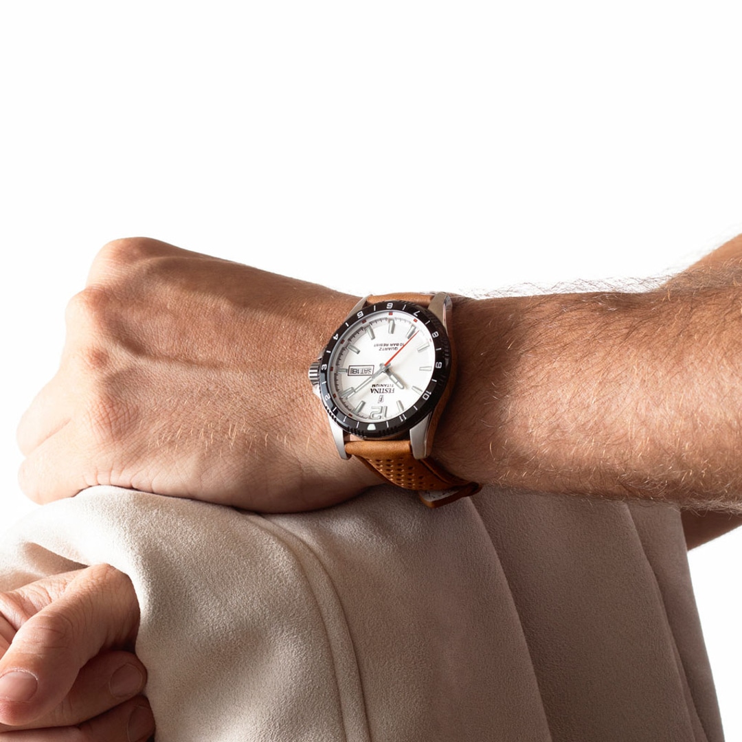 Festina Titanium Leder Day Date 43mm