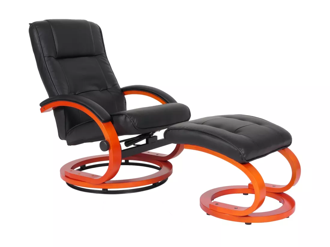 Fauteuil TV fauteuil relaxation bois marron 68 x 61 x 77 cm 04_0006898
