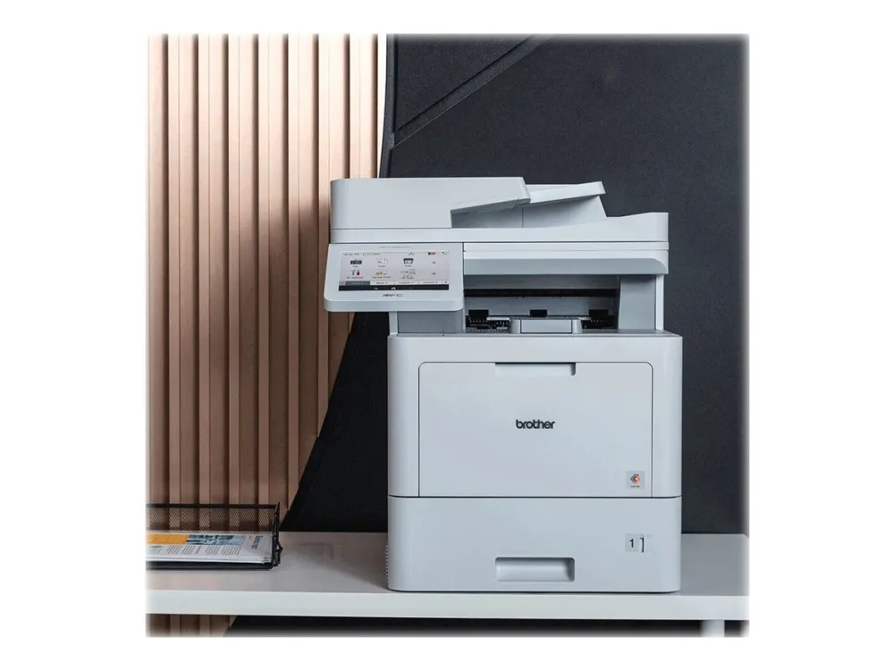 Brother MFC-L9630CDN - Multifunktionsprinter - farve - laser - A4/Legal (medie) - op til 40 spm (kopiering) - op til 40 spm (udskriver) - 620 ark - 33.6 Kbps - Gigabit LAN, USB 2.0, USB vært, NFC