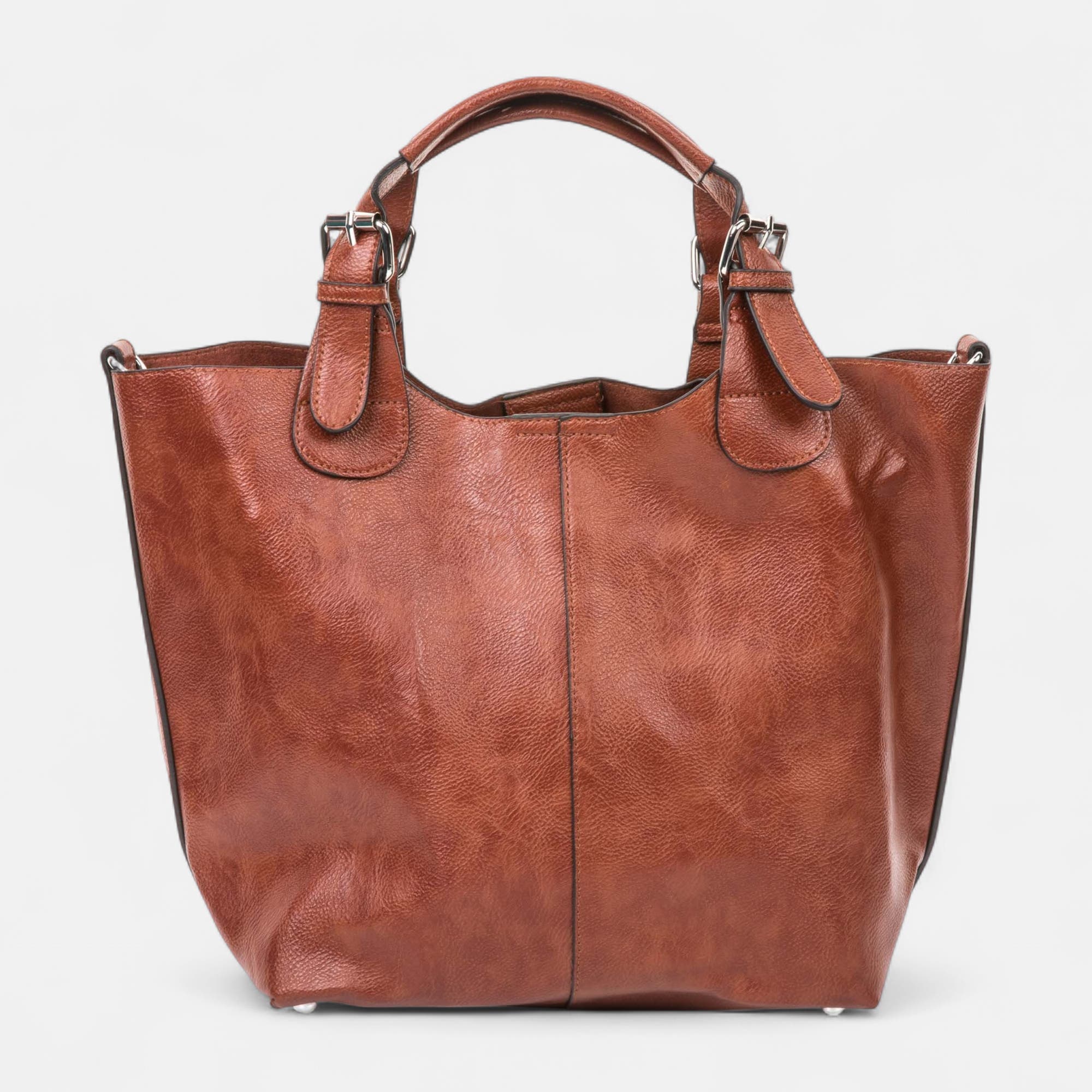 Sac de shopping cognac
