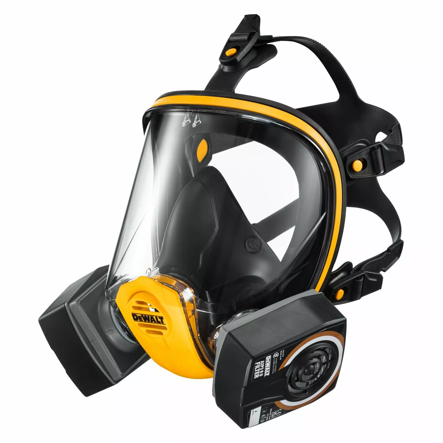 DeWalt DXIR1FFMLA2P3 Lichtgewicht Herbruikbaar Volgelaatsmasker met A2P3 filters - Maat L