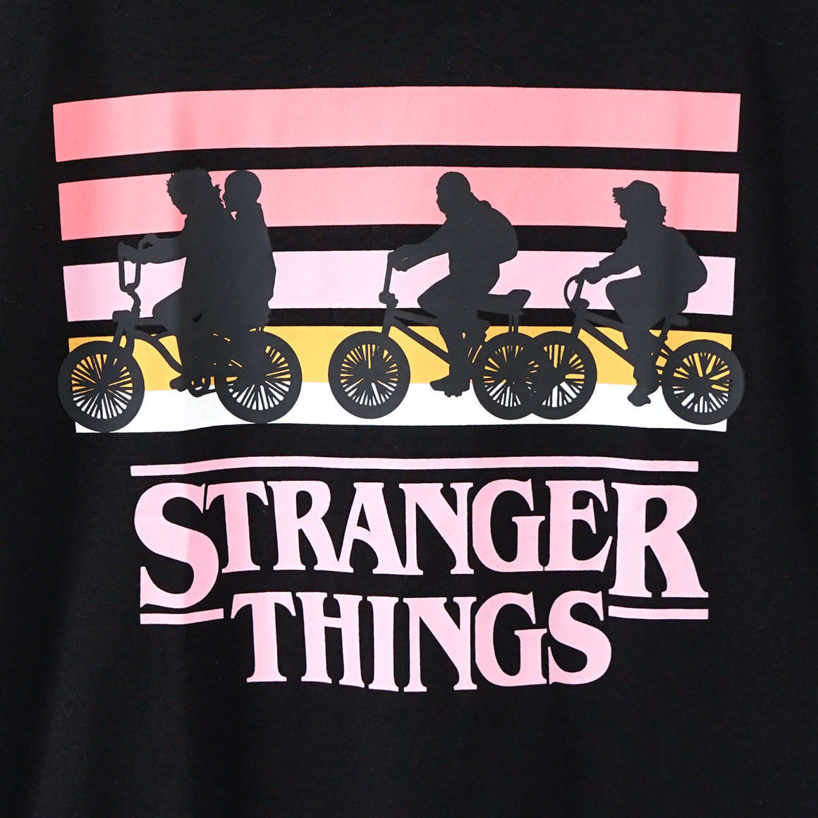 Yigga Stranger Things T-Shirt mit Print schwarz