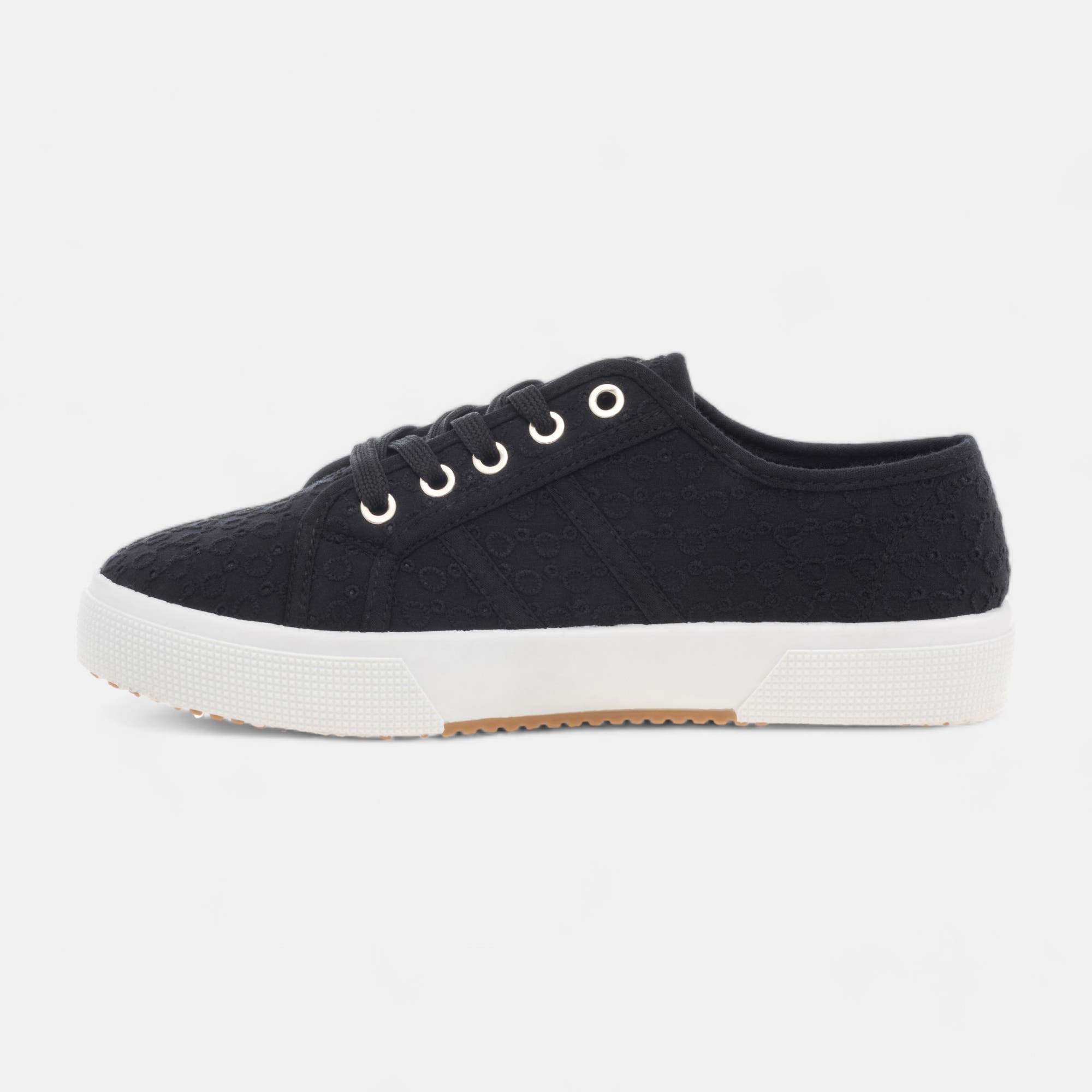 Baskets en toile Femme noir