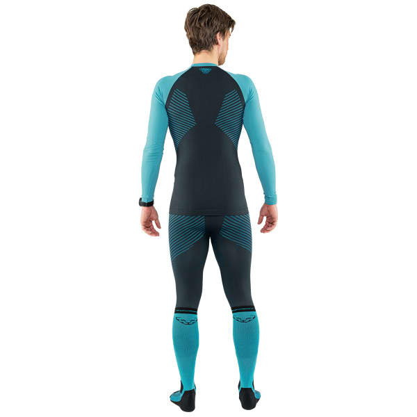 T-shirt thermique DYNAFIT SPEED DRYARN M L/S TEE STORM BLUE