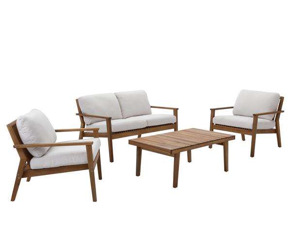 Dehner Lounge Santiago, 4-teilig