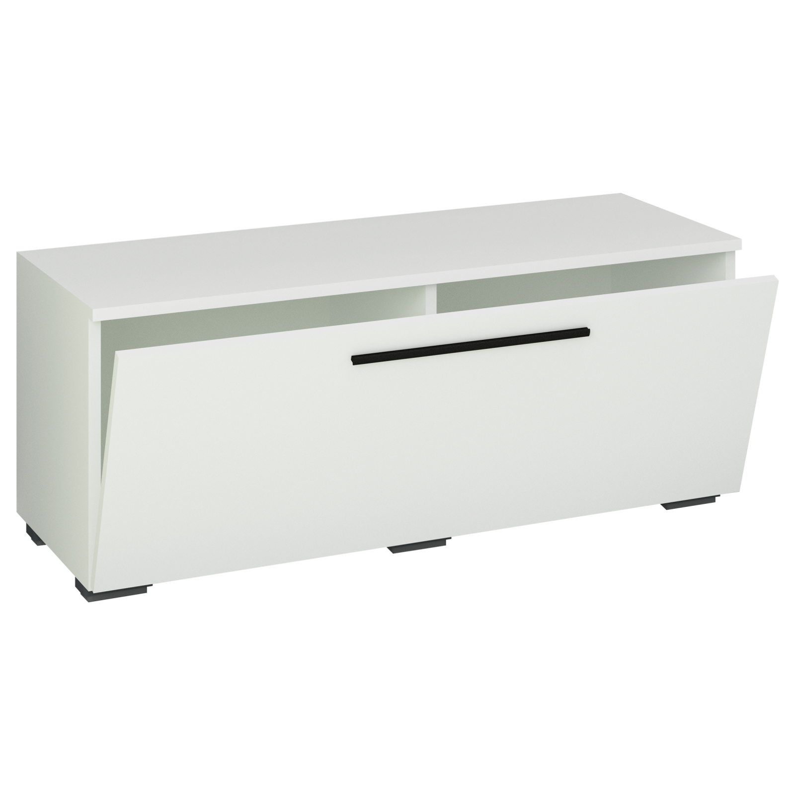 TV-Lowboard ARILA S - weiß - 95 cm