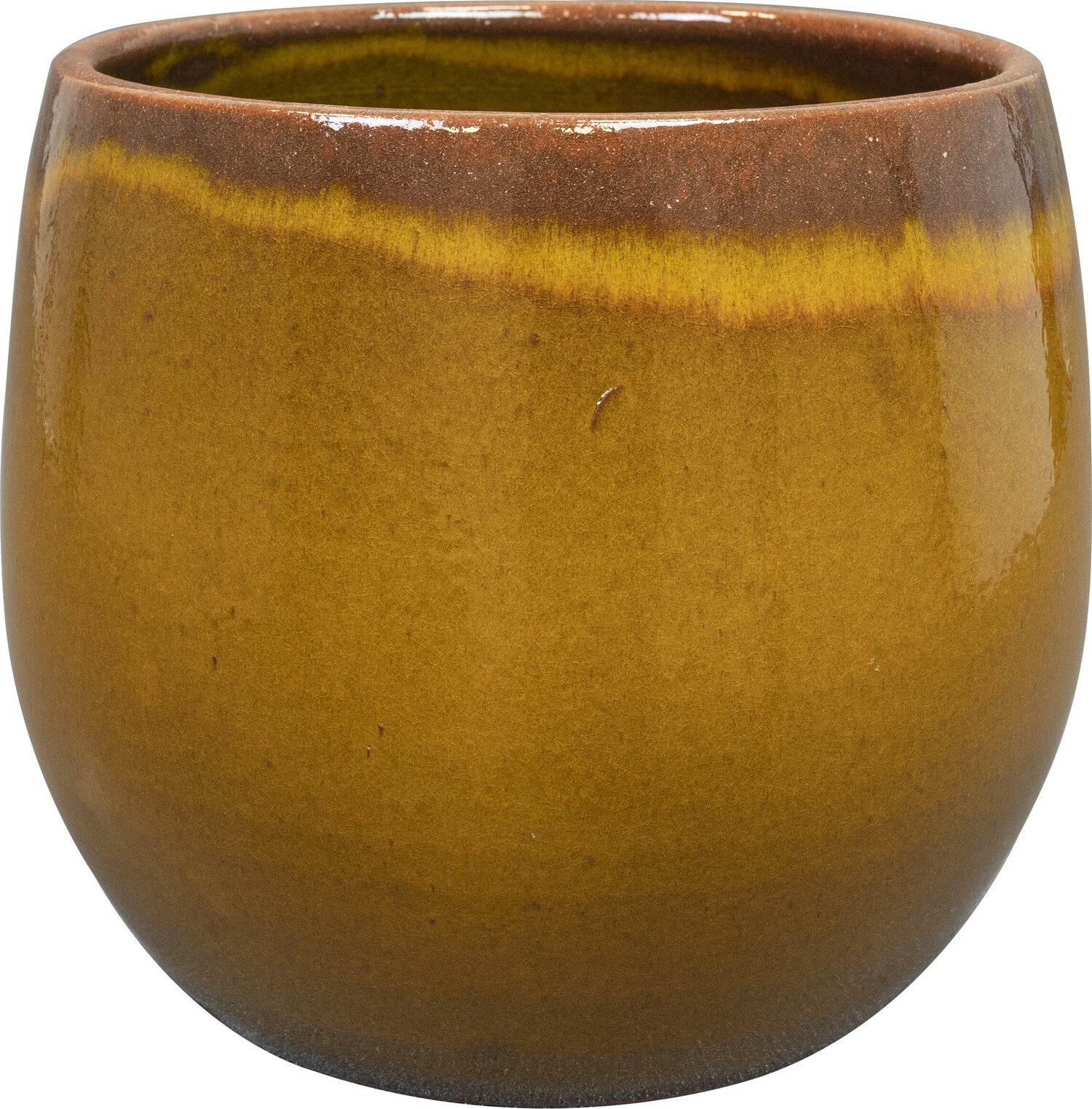 TS bloempot Charlotte geel D 23 H 20 cm