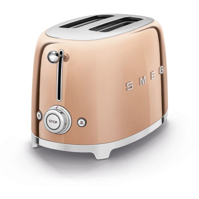 SMEG Toaster 2-Schlitz 50's Retro Style TSF01RGEU Rose Gold