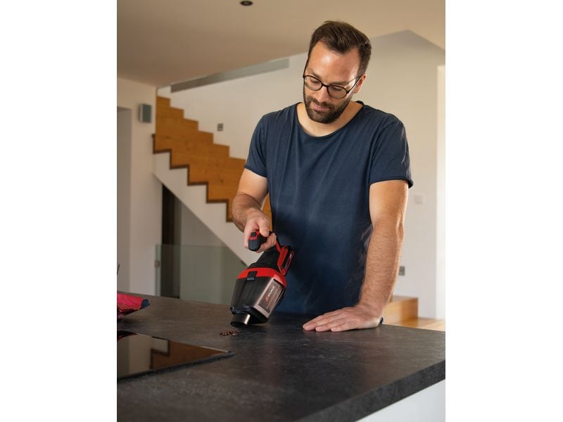 Einhell Akku-Handsauger TE-HV 18/06 Li – Solo Akku-Handstaubsauger mit einer Saugleistung bis 72 mbar