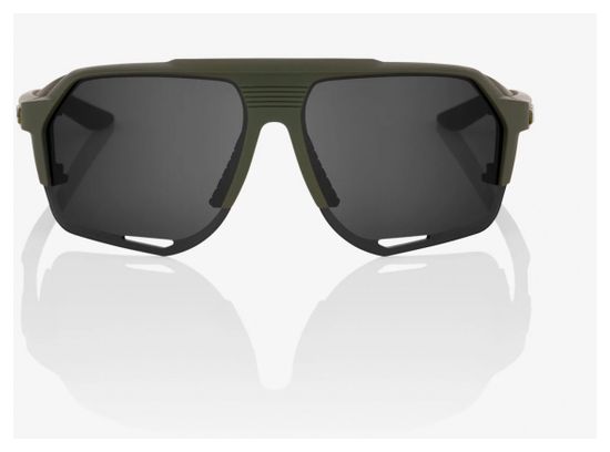 Lunettes 100% - Norvik - Soft Tact Vert Armée - Verres Fumés