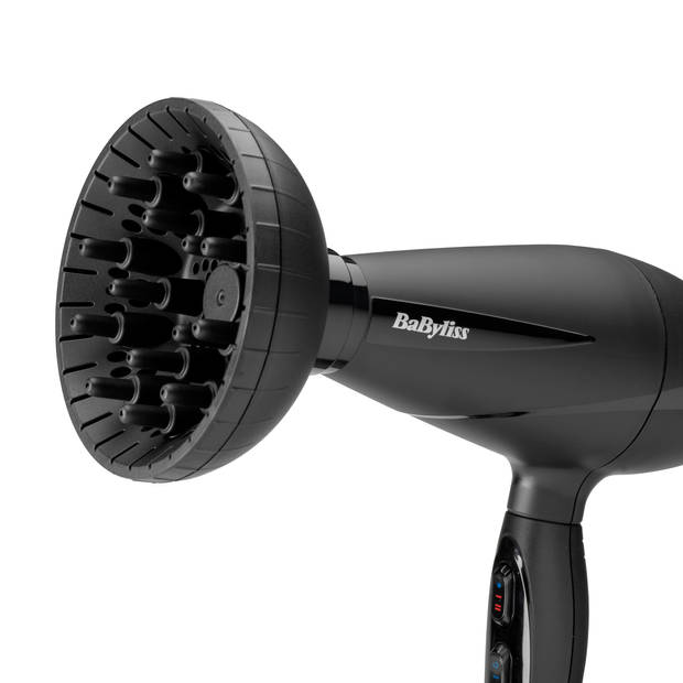 BaByliss föhn Style Pro 6710DE 2100W - AC-motor - incl. diffuser en 2 blaasmonden