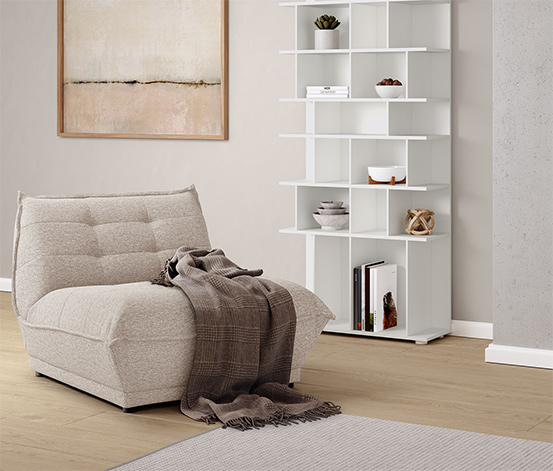 DOMO collection Loungsessel »Lugo«, beige