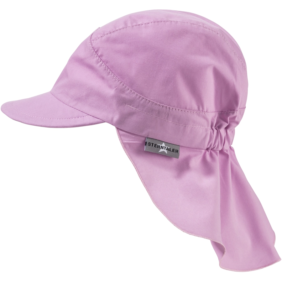 Sterntaler Schirmmütze mit Nackenschutz blütenrosa