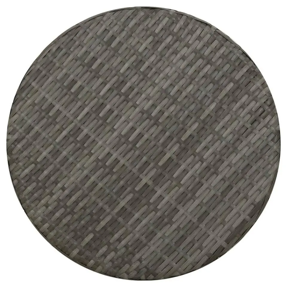 vidaXL - Salontafel - Grijs - Poly rattan