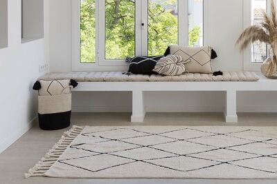 Lorena Canals Zoco Kurv, Black-Natural