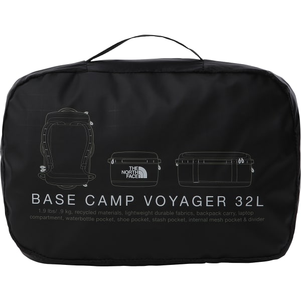 Duffel THE NORTH FACE BASE CAMP VOYAGER DUFFEL 32L TNF BLACK/TNF WHITE