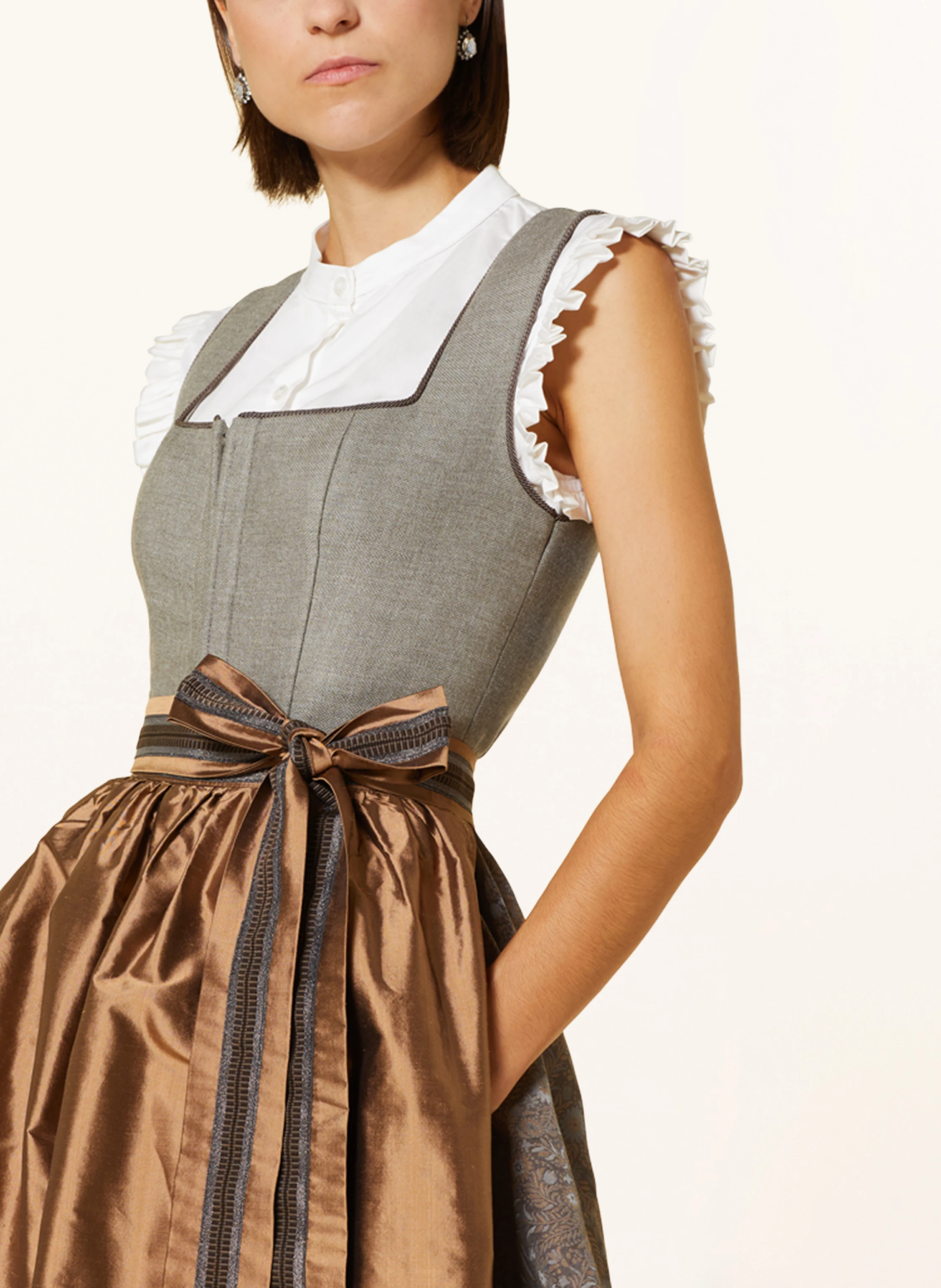 KINGA MATHE Dirndl ROYAN mit Leinen