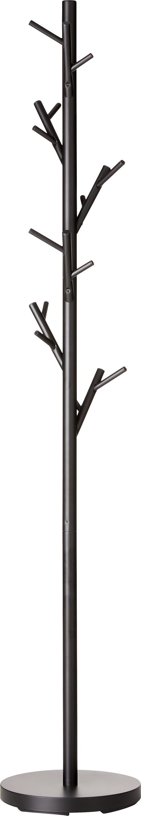 BRENDAN Kleiderständer - Schwarz / B: 30.0 cm x T: 30.0 cm x H: 170.0 cm