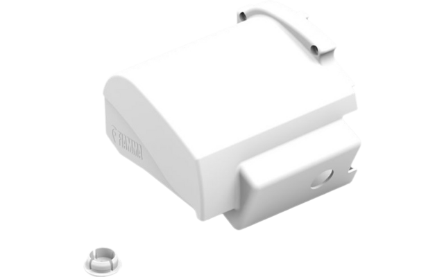 Fiamma linke Endkappe Motor Kit für Markise F80L - Farbe Polar White Fiamma Ersatzteilnummer 98673-175