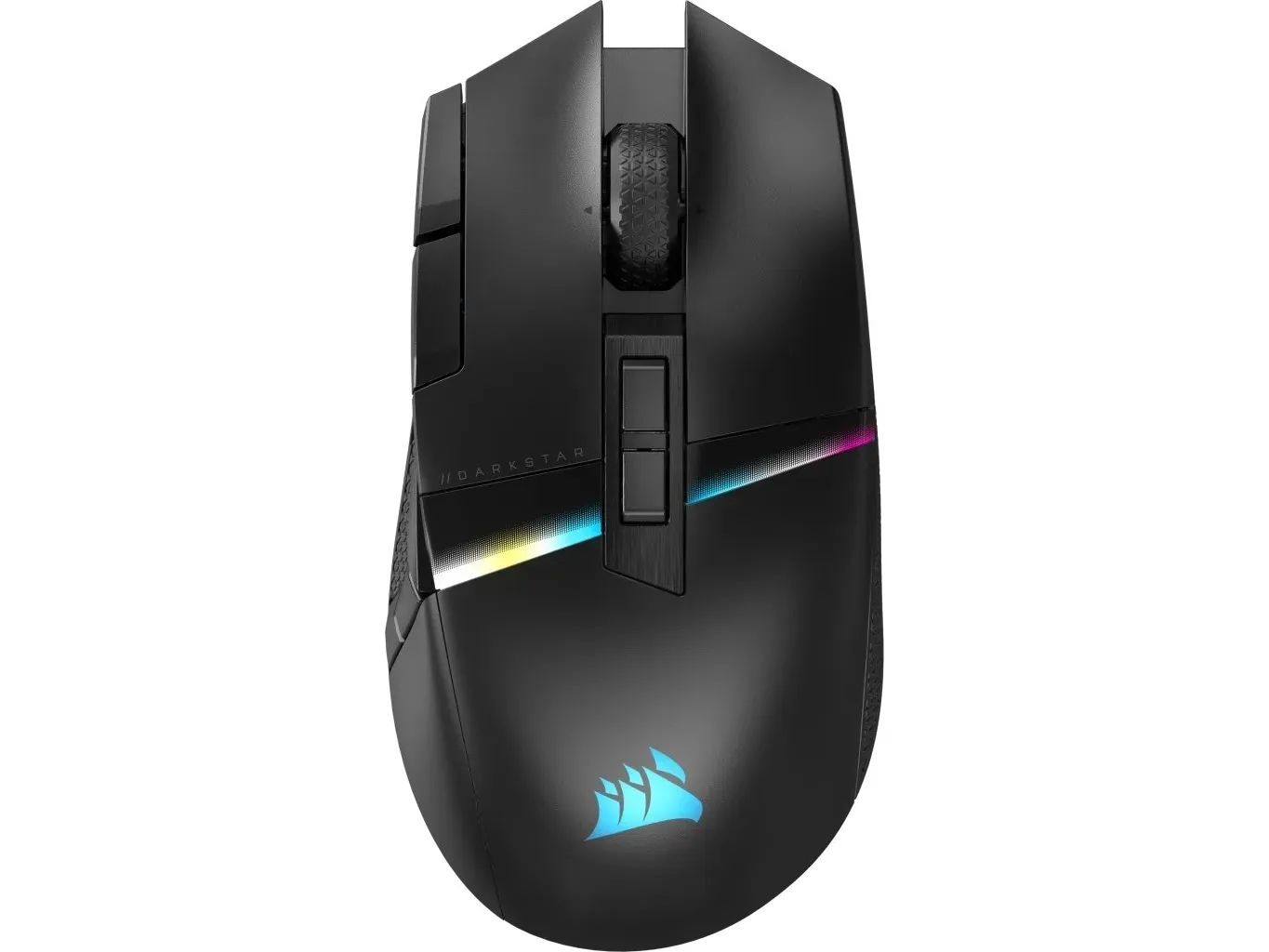 Corsair Darkstar trådløs gamingmus - trådløs MMO/MOBA-gamingmus med 15 programmerbare knapper og 2000 Hz hyperpolling
