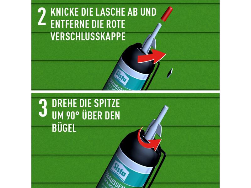 Sista Dichtmasse Draussen Füllen & Ausbessern 100 ml, Trans Fugendichtmasse