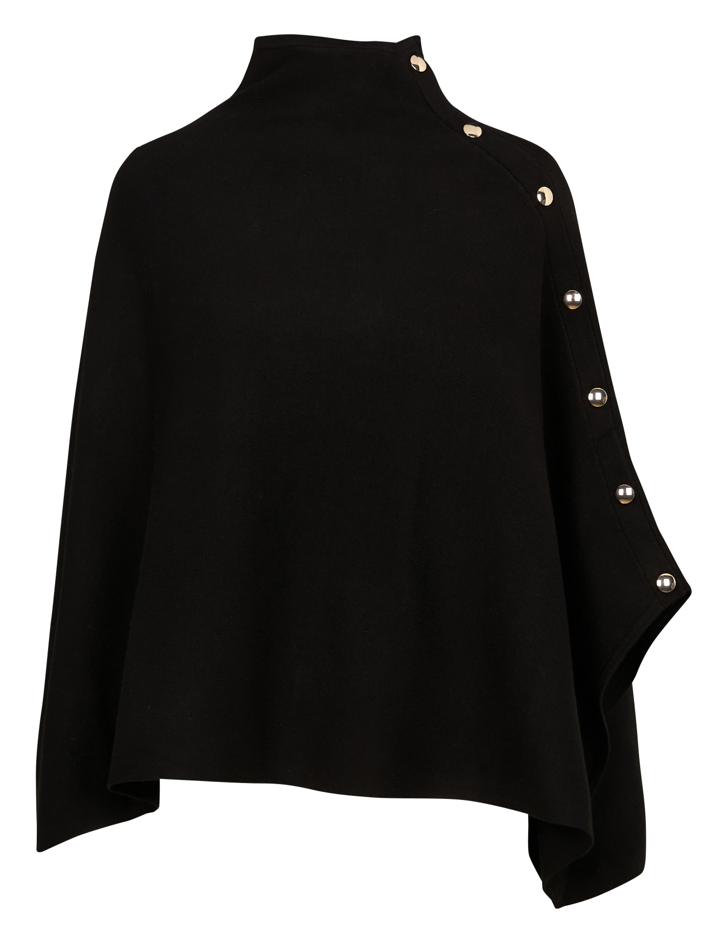 HELVIRA - Poncho col montant | Noir
