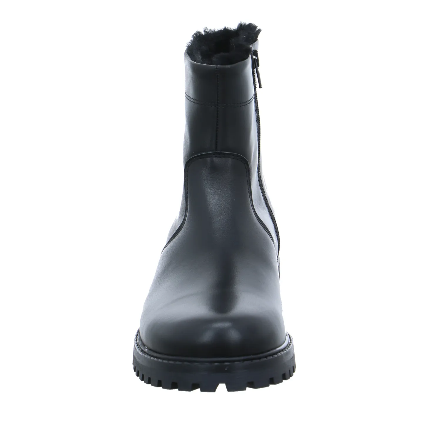 SCHUHENGEL Herbst- Winterstiefel Schwarz Leder