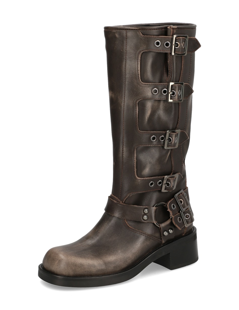 Glattleder Stiefel