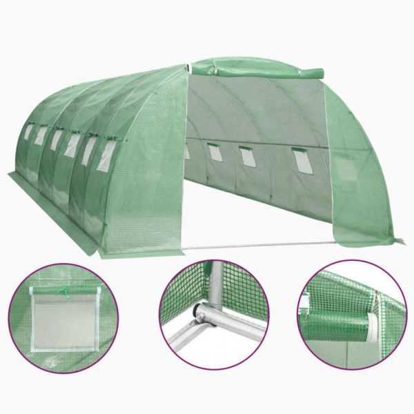 Estufa com Fundação em Aço 24 M² 6x4x2 m - 48161