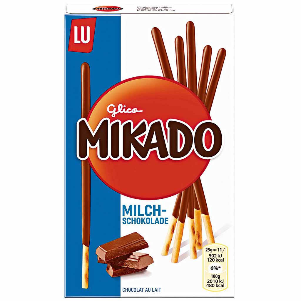 LU Mikado Milch Schokolade & Keks 75g MHD:31.10.25
