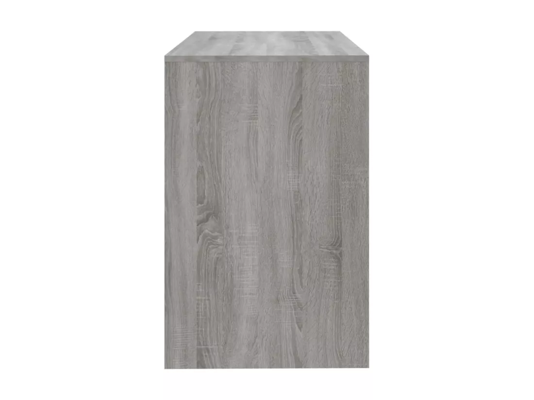 Bureau sonoma gris 101x50x76,5 cm bois d'ingénierie