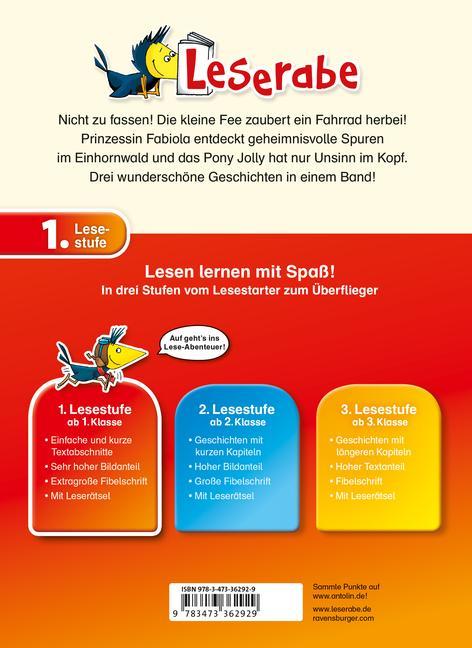 Zauberhafte Geschichten für Erstleser. Ponys, Feen und Prinzessinnen - Leserabe 1. Klasse - Erstlesebuch für Kinder ab 6 Jahren