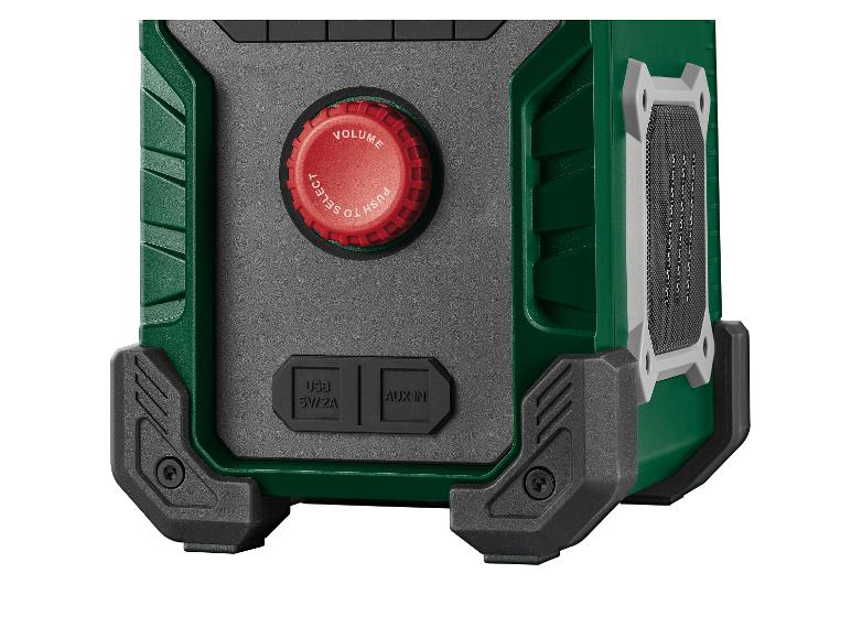 Accu-bouwradio 12 V, 20 V of 230 V zonder accu en lader